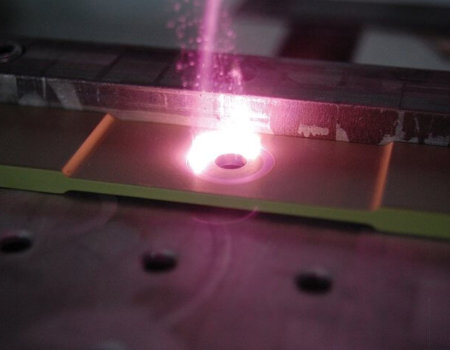 Laserbearbeitung partiell