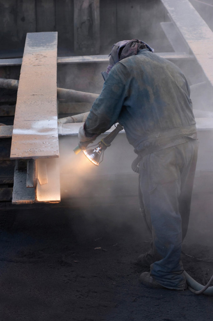 Alternative methods sandblasting, ice blasting, washing, pickling etc.